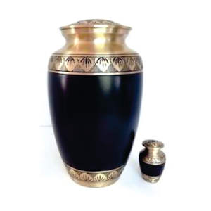 ชุดโกศใส่ศพทำจากโลหะแข็งแบบพรีเมี่ยมของที่ระลึกงานงานศพงานประดิษฐ์ด้วยมือของพิวเตอร์ดีไซน์ปริซึม192 PDU ป้องกันการรั่วซึม - Product Image 3