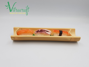 ถาดไม้ไผ่โชว์ซูชิที่ไม่เหมือนใครทำจากก้านไม้ไผ่ธรรมชาติทำให้โต๊ะรับประทานอาหารมีชีวิตชีวามากขึ้น - Product Image 5