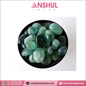 Pierres de guérison en Fluorite, décorations de mariage en cristal à plusieurs Usage, pierres en bois, prix en vrac - Product Image 3