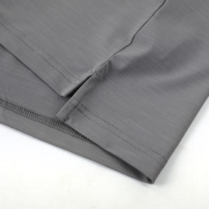 เสื้อโปโลผ้าไนลอนผู้ชายเสื้อเทนนิสลายทาง XL ชุดเครื่องแบบธุรกิจกอล์ฟแบบมืออาชีพเสื้อโปโลผ้าไนลอนสีทึบ - Product Image 5