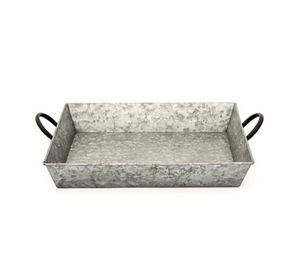 Plateau de service rectangulaire classique en fer, fait main, de qualité supérieure, pour la cuisine, les restaurants et la maison, écologique et personnalisable - Product Image 4