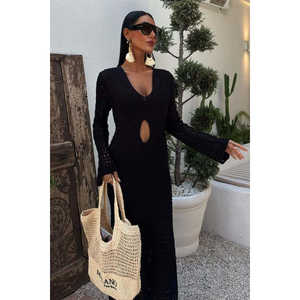 Vestido Corto 2835 con Característica Transpirable para Ocio, Cintura Natural - Product Image 3