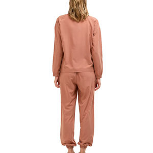 Conjunto de chándal personalizado de 2 piezas, chándales con logotipo, pantalones de chándal con diamantes de imitación y sudaderas con capucha, conjunto de chándal para mujer - Product Image 2