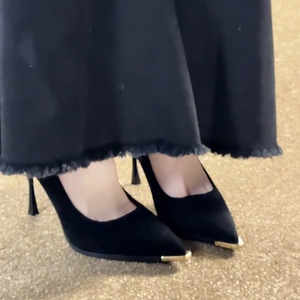 Nouvelles chaussures Mary Jane de style français printemps-été, ballerines rétro britanniques à semelle épaisse en cuir, chaussures à talons hauts élégantes et cool - Product Image 3