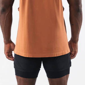 Quantité en vrac et prix bas vente directe d'usine hommes débardeurs sans manches Style/exercice vêtements de sport débardeur 100% coton fait - Product Image 5