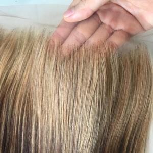 Extensiones de cabello virgen vietnamita alineadas con cutícula completa 100%, trama doble, Color personalizable, hueso sedoso recto - Product Image 2