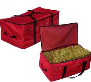 Bolsa de Nailon para Pacas de Caballos de Gran Capacidad, Resistente, para Almacenamiento de Heno Ecuestre, Ideal para Establos y Uso en Exteriores - Product Image 2