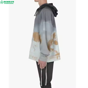 Sweat-shirts unisexes de haute qualité avec impression 3D en relief, entièrement en coton molletonné/éponge française - Product Image 2