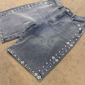 Service OEM Vente en gros Design personnalisé Shorts avec strass Nouvelle arrivée Marque privée Shorts avec strass pour adulte - Product Image 4