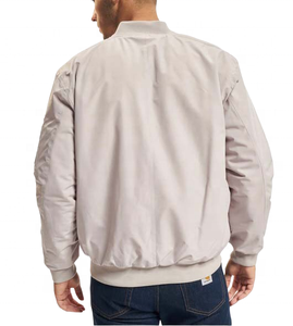 เสื้อแจ็กเก็ตนักบินผู้ชาย OEM เสื้อโค้ทผู้ชายคอตั้งเบสบอลฤดูหนาวกันน้ำกลับได้สไตล์สตรีท - Product Image 2