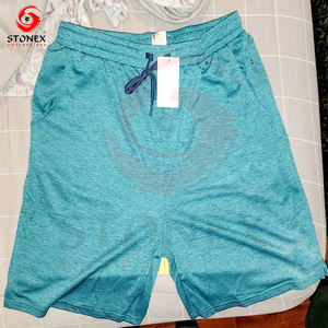 Summer Elastic Waist Drawstring <b>Mens</b> Shorts 100% Polyester Swim <b>Trunks</b> Mesh Beach Shorts for <b>Men</b> - Product Image 3