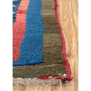 Tapis en laine noués à la main Nuray grande surface 9x12 rectangulaire géométrique abstrait pour couloir et entrée - Product Image 4