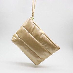 Borsa Cosmetica Imbottita Lucida Rosa Argento, Astuccio Trapuntato Portatile per Viaggio, Organizer per Toilette di Grande Capacità, <span class=keywords><strong>Beauty</strong></span> <span class=keywords><strong>Case</strong></span> - Product Image 4