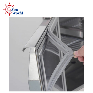 Đá Cẩm Thạch hàng đầu 3 cửa thương mại bánh <span class=keywords><strong>pizza</strong></span> salad Bar bánh sandwich hiển thị truy cập máy làm lạnh tủ lạnh thủy tinh hàng đầu chuẩn bị bảng tủ lạnh tủ đông - Product Image 6