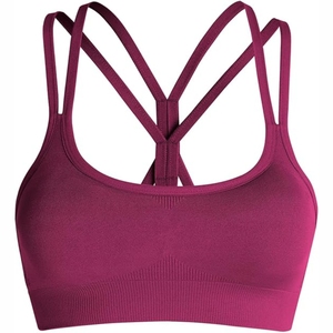Wholesale Custom Workout Gym Sports Bra Top Comfortable High <b>Support</b> Fitness Cross <b>Back</b> Sports Bra - Product Image 2