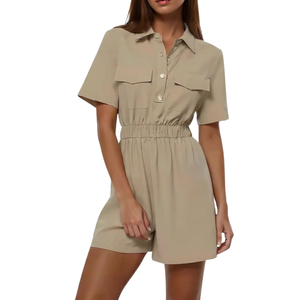 Combinaison de luxe pour femmes du fabricant vietnamien Streetwear d'été personnalisable Vêtement durable-Coupe lavable - Product Image 5