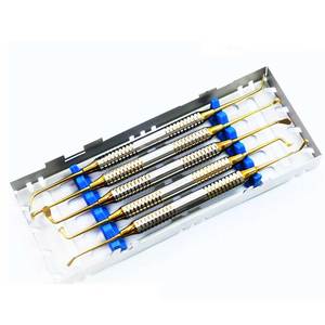 Kit de 5 instruments dentaires orthopédiques réutilisables pour implantation et lifting sinusal, avec cassette, de qualité médicale, pour chiens - Product Image 4