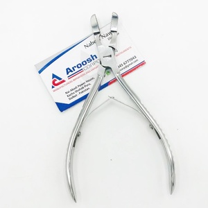 Pince d'extension de cheveux à micro-anneau professionnelle en acier inoxydable à pointe plate Style droit multifonctionnel Logo personnalisé pour cheveux Remy - Product Image 2