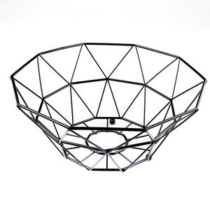 ตะกร้าผลไม้ลวดโลหะประดับตกแต่งสไตล์โมเดิร์นสำหรับเคาน์เตอร์ห้องครัวโต๊ะรับประทานอาหารที่เก็บของ - Product Image 1