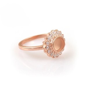 2025ที่มีคุณภาพที่ดีของนมแม่เครื่องประดับเงินกึ่งเม้าท์925รอบ6mm ว่างเปล่าการตั้งค่าแสตมป์หาทำในของขวัญอินเดีย - Product Image 3