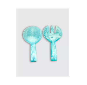 Cuillères de service en résine Vaisselle moderne pour la salle à manger et la restauration Facile à transporter à la main Couverts Cuillères en résine faites à la main - Product Image 2