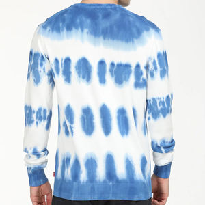 Highland Qualité Personnalisé Classique Plaine Taux De Gros Usure Extérieure OEM Service Street Wear À La Mode Tie Dye Hommes Sweatshirts - Product Image 3