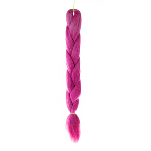 ผมเปียสังเคราะห์สีม่วงสีที่สง่างามสำหรับอุปกรณ์ดัดผม - Product Image 4