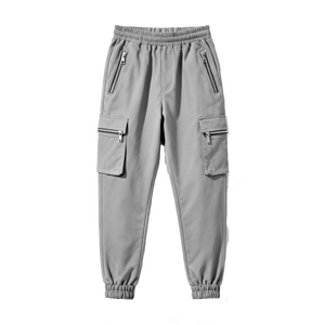 Pantalones Cargo Jogger para Hombre, Estilo Urbano, Cintura Elástica, Corte Ajustado, Múltiples Bolsillos, Pantalones Casuales Cómodos y a la Moda - Product Image 5