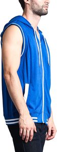 Sudaderas sin mangas de Fitness para hombre, ropa de gimnasio personalizada, sudaderas sin mangas - Product Image 4