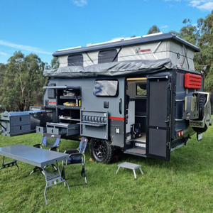 Caravane hybride tout-terrain à coque rigide Conqueror UEV-600 Style Extreme Off-Road 4x4 pour expéditions longue portée, camping-car hors réseau - Product Image 1