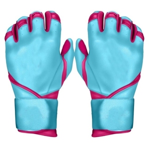 Baseball Batting Gloves Latest design OEM Wholesale <b>Adjustable</b> <b>Strap</b> Hand Protection Sports Leather Equipment Batting Gloves - Product Image 1