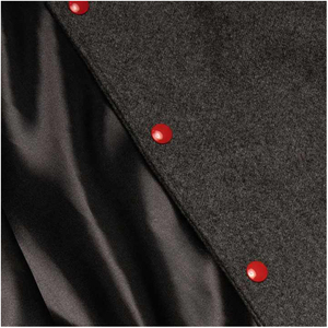 Chaqueta universitaria de béisbol unisex personalizable de poliéster/algodón estilo vintage, ropa de calle de primavera con letras de estilo urbano. - Product Image 4