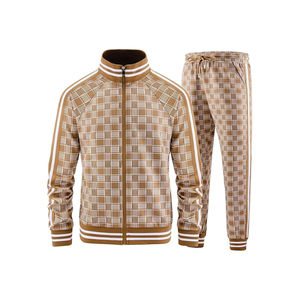 Ensemble de survêtement décontracté d'hiver respirant avec logo personnalisé imprimé, vente en gros, vêtements de sport pour la salle de sport, entraînement, hommes, femmes, unisexe, fitness - Product Image 1