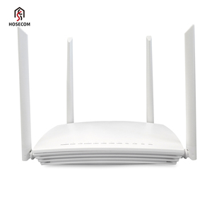 Hosecom Brand 4 GE LAN Ports CATV Dual Band Wi-Fi 5 1200Mbps GPon EPon Adaptive XPon ONT <b>Modem</b> with 4 Antennas - Product Image 1