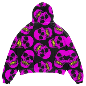 Durable StitchingWarm Custom Printed Embroidered Winter Streetwear Casual Pullover for Men and Women 100% Cotton Oversized Fit - Product Image 4