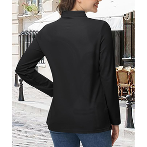 Polo à manches ternes pour femme de grande taille Polo de golf de haute qualité pour femme T-Shirt Polo en coton respirant personnalisé - Product Image 3