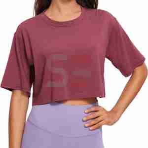 Custom Premium Quality Casual Sleeveless Ribbed Neck Oversized Fit Raw Hem <b>Crop</b> Tank <b>Top</b> Solid Cotton Elastane Tank <b>Top</b> Women - Product Image 4