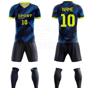 Service OEM - Tenue de football pour hommes adultes - Légère, respirante, séchage rapide, 100% polyester, vêtements d'entraînement, nouveau design, prix bas - Product Image 3