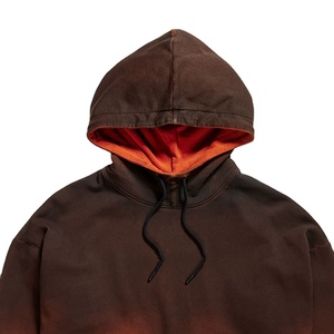 Sweat-shirts pour hommes de haute qualité avec un design délavé à l'acide, imprimés de strass, en polyester/coton, personnalisables, sweat-shirts urbains pour hommes - Product Image 4