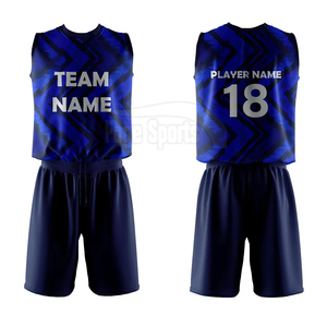 Impression de logo personnalisé de haute qualité 100% polyester respirant séchage rapide vêtements de sport de plein air ensembles d'uniformes de volley-ball - Product Image 3