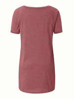 T-shirt à manches courtes col rond imprimé vintage pour femme, lot de 3 pièces, en Spandex, lavage enzymatique, emballage personnalisé, décontracté, motifs diamants, séchage rapide