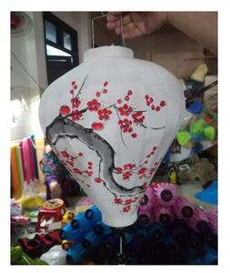 Lanternes en soie du Vietnam lanternes en bambou antiques suspendues en gros pour la décoration extérieure à 99 données d'or - Product Image 3