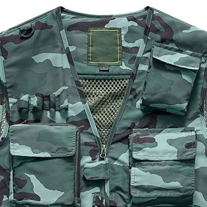 Respirant Multi poche hommes gilet fermeture éclair sans manches veste mâle printemps grande taille voyage pêche travail extérieur tactique - Product Image 4