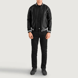 Blousons Bomber Varsity Streetwear Confortables et Élégants à Broderie Lettres, Design Unique, Coupe Ample, Hiver, Prix de Gros - Product Image 4