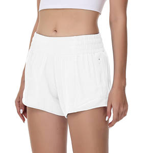 Pantalones cortos de algodón para mujer de primera calidad, ropa de gimnasio transpirable con logotipo sexy, nueva colección, diseño elegante para correr - Product Image 3