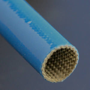 High Temperature Fire Resistance Silicone Coated Fiberglass <b>Sleeving</b> High Flame Retardant for Insulation Exhausted Hose. - Product Image 4