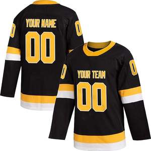 Uniforme confortable de hockey sur glace de taille personnalisée en stock 100% uniforme de hockey sur glace en polyester - Product Image 4