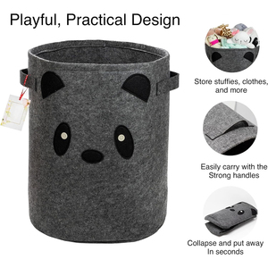 Il mio zoo animale di peluche cartone animato modello di animale pieghevole tessuto <span class=keywords><strong>in</strong></span> <span class=keywords><strong>feltro</strong></span> cubo cesto della biancheria <span class=keywords><strong>per</strong></span> giocattoli <span class=keywords><strong>per</strong></span> bambini - Product Image 2