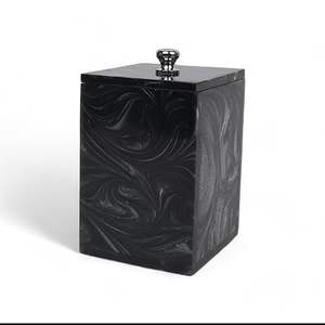 Juego de baño de resina único, juego de accesorios de baño con textura de resina de lujo, decoración de lujo, accesorios para el hogar, juego de baño - Product Image 4