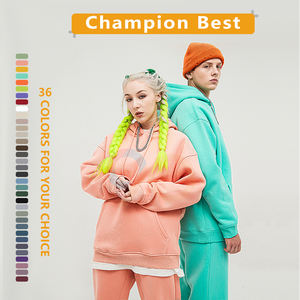 Haute qualité sérigraphié coton Polyester imprimé pull hommes broderie sweats à capuche impression - Product Image 3